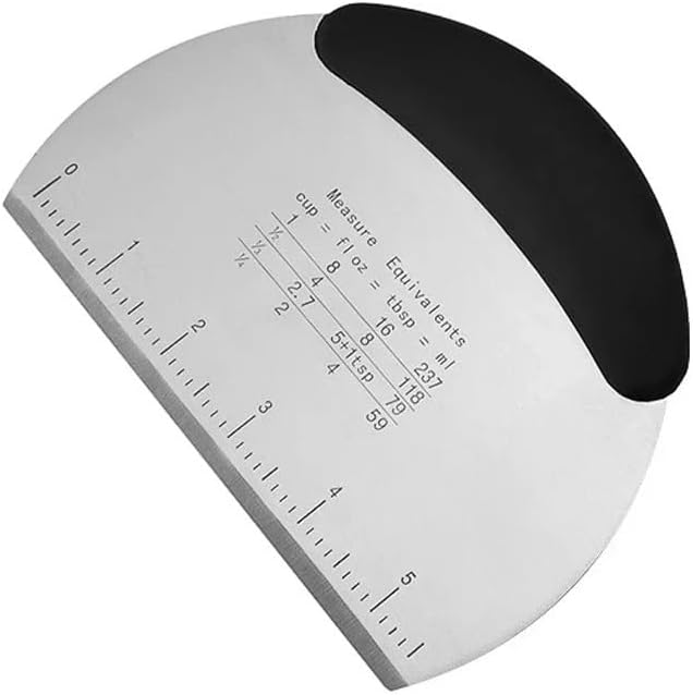 Stainless Steel Dough Scraper Cutter Multi-Function Pastry Bench Knife