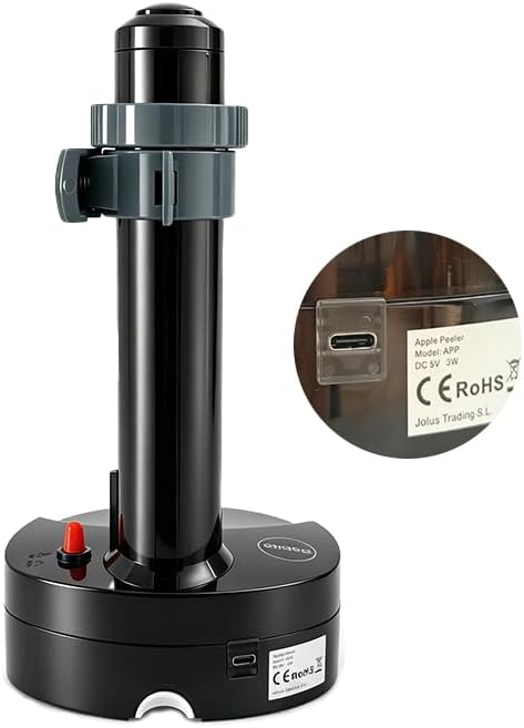 Cordless Electric Potato & Apple Peeler, USB-C Rechargeable