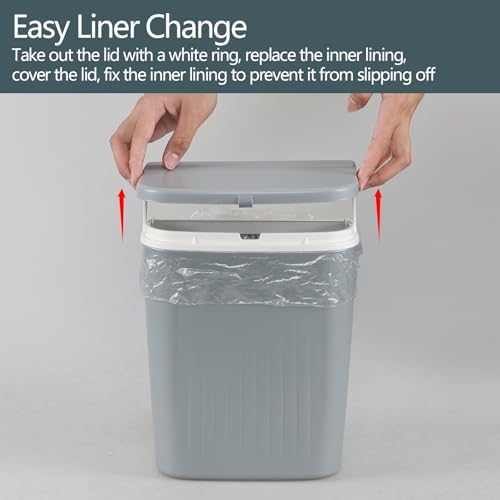 3.2 Gallon Plastic Hanging Kitchen Compost Bin