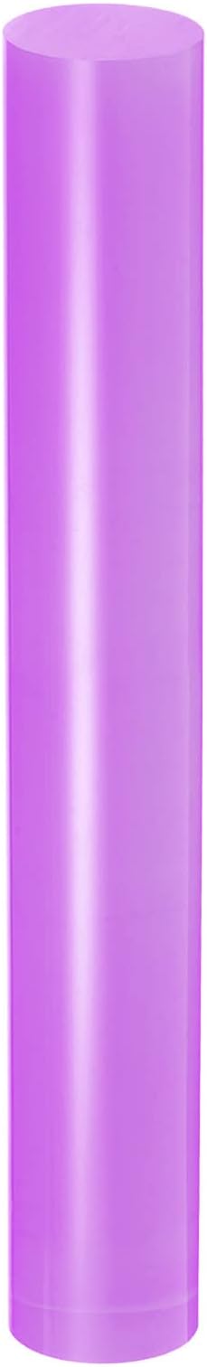 HARFINGTON Acrylic Clay Roller 7.28 Inch x 1 Inch Solid Non-Stick Plastic Round by HARFINGTON