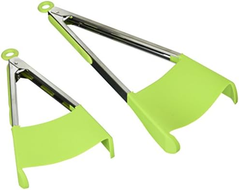 Clever Tongs 2 In 1 Kitchen Spatula & Tongs, 4 Pack