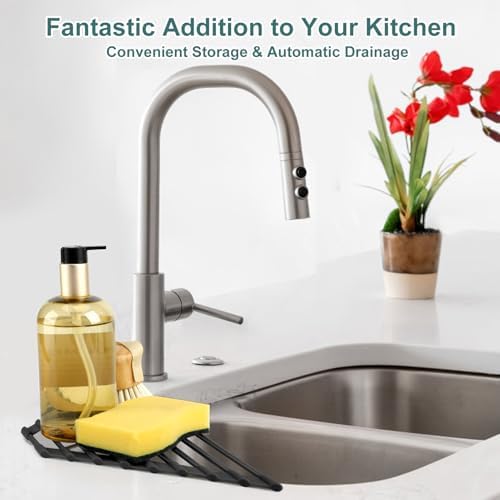 MERRYBOX Triangle Roll Up Dish Drying Rack Over The Sink, 2025
