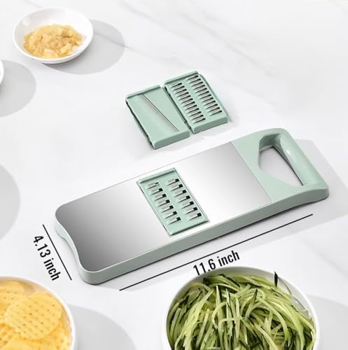 NACOLUS 3-Blade Stainless Steel Mandoline Slicer