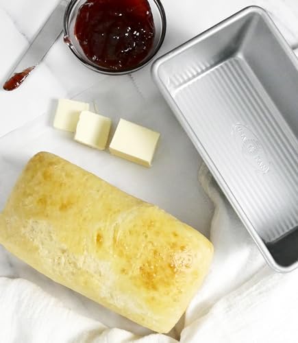 USA Pan Bakeware Seamless Nonstick Standard Bread Loaf Pan, 8 x 4.5 x