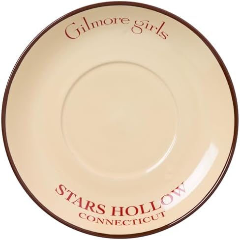 Silver Buffalo Gilmore Girls Logo, Oversized Teacup and Saucer, 22oz