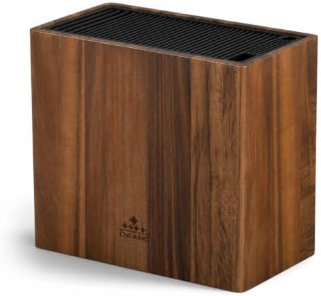 Universal Acacia Wood Knife Block Without Knives