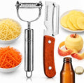 2PCS Multifunctional Julienne Vegetable Peeler for Potato Carrot