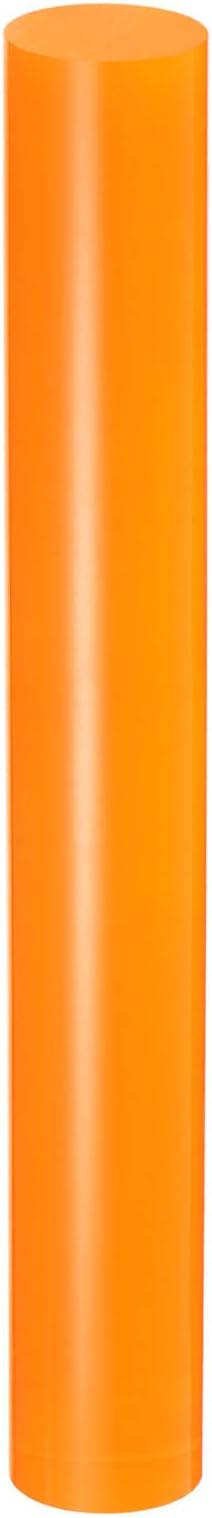 HARFINGTON Acrylic Clay Roller 8 Inch x 1 Inch Solid Non-Stick Plastic Round by HARFINGTON