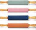 Yopay 4 Pack Silicone Rolling Pin for Baking, Non Stick Large 17 Inch