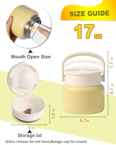 316 Stainless Steel Vacuum Insulated food jar for hot food lunch