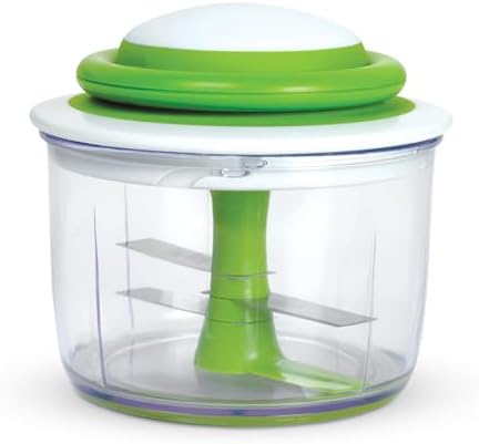 Chef'n VeggiChop Hand-Powered Food Chopper, 5.5 x 5.5 x 5 Inches