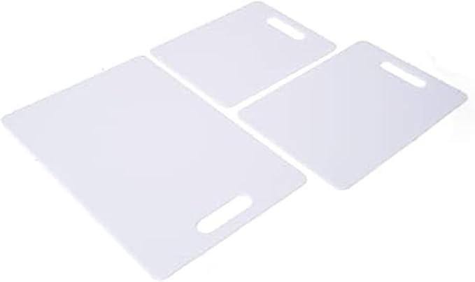 Farberware Plastic Cutting Board Set, Dishwasher- Safe Poly Chopping Board by Farberware