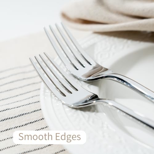 Alata Potter 20-Piece Forged Silverware Set Stainless Steel Flatware