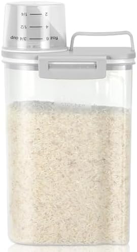 TBMax Rice Storage container 4 Lbs, Small Rice Dispenser with