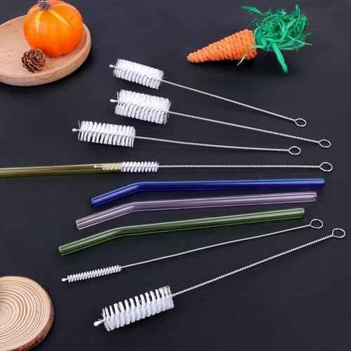 AZEN 15 Pack Straw Cleaner Brush Set, 12 Inch