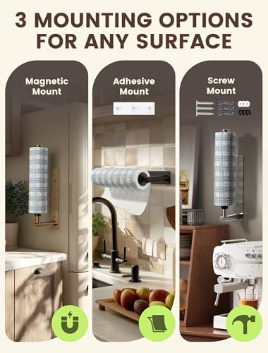 INMAKER Magnetic Paper Towel Holder