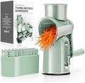 KEOUKE 5 in 1 Green Rotary Cheese Grater