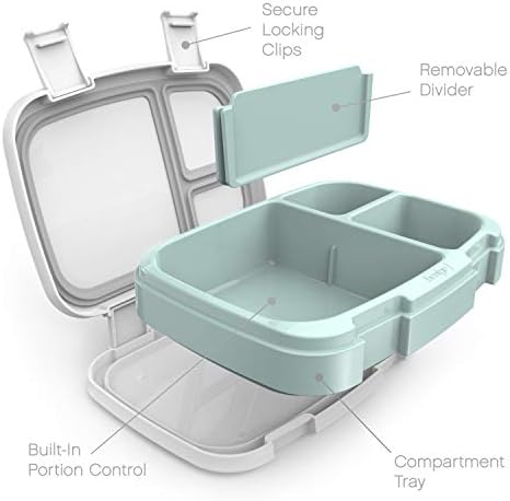Bentgo Fresh 3-Pack Meal Prep Lunch Box Set, 3-Compartment Trays