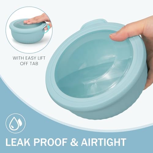 8 Piece Mixing Bowls with Lids Set BPA Free Nesting Plastic Kitchen