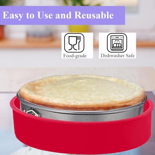 Silicone Springform Pan Protector, Cheesecake Water Bath Protector