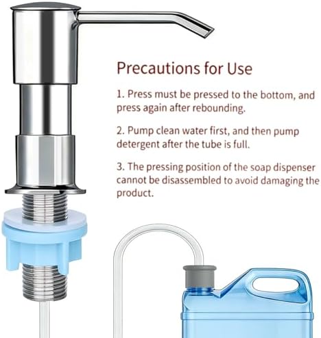 Kitchen Sink Soap Dispenser for Kitchen Sink,soap Dispenser with 40”