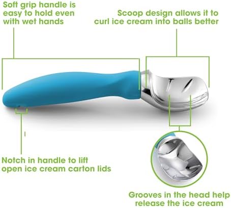 Spring Chef Professional Ice Cream Scoop & Premium Swivel Vegetable