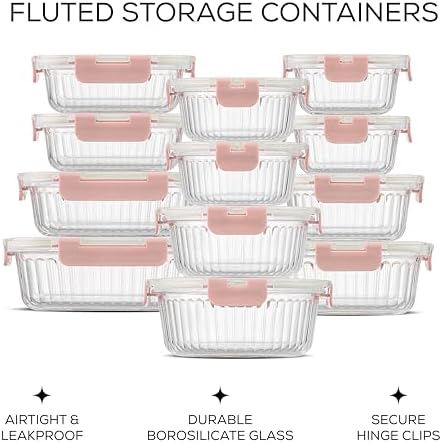 JoyJolt 24pc Borosilicate Glass Storage Containers with Lids