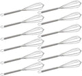 CHuangQi 5 Inch Endurance Stainless Steel Mini Whisk/Egg Beater, Set
