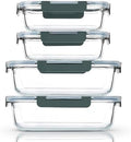 M MCIRCO 80 oz & 36 oz Glass Food Storage Containers