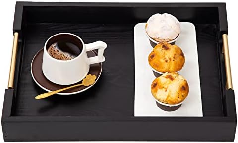 Decorative Coffee Table Ottoman Trays Modern Wood Elegant 16"x12"