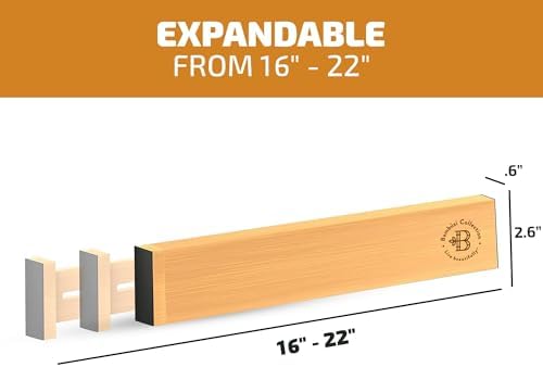 4-Pack Drawer Dividers 2.6-Inch High Dresser Drawer Organizer 16 to