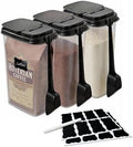 3-Pack Coffee Storage Containers with Scoop – Fit 12 oz Bags, Bag-in