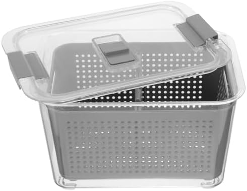 BESPORTBLE Sealed Food Storage Container 2 Compartment for