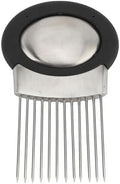 Onion Slicing Holder Multi Purpose Ergonomic Stainless Steel Assistant