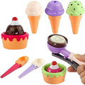Kids Ice Cream Toy Set - Pretend Play Sweet Treats Ice Cream Parlour