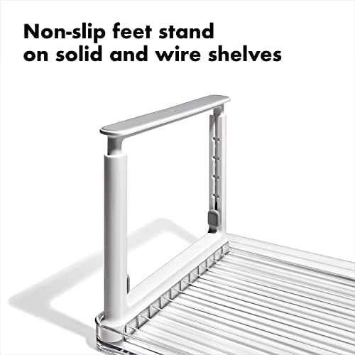 OXO Good Grips Adjustable Height Fridge Shelf Riser