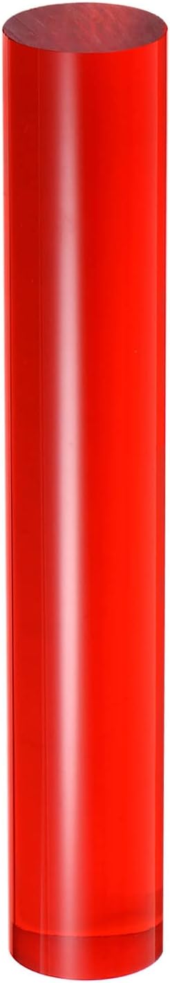 HARFINGTON Acrylic Clay Roller 6 Inch x 1 Inch Solid Non-Stick Plastic Round by HARFINGTON