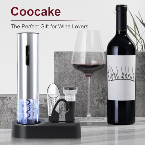 Electric Wine Opener Set, Rechargeable Cordless Automatic Wine Bottle