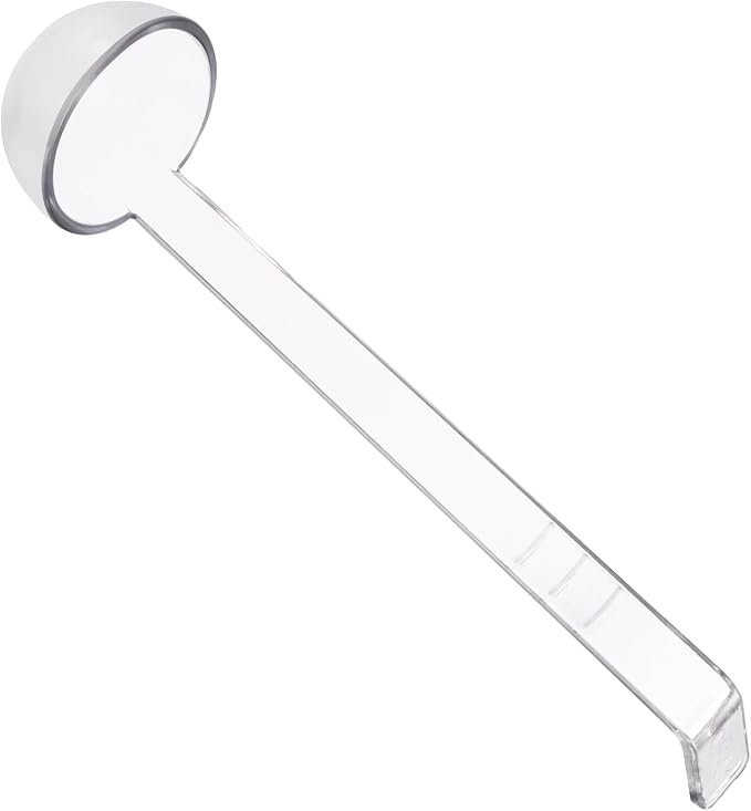 Coloch 20 Pack 1oz Plastic Small Ladle, 7 Inch Clear Mini Ladle Long Handle - Image 3