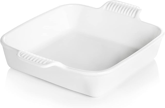 Sweejar Ceramic Baking Dish, 8 x 8 Cake Baking Pan by Sweejarco1949