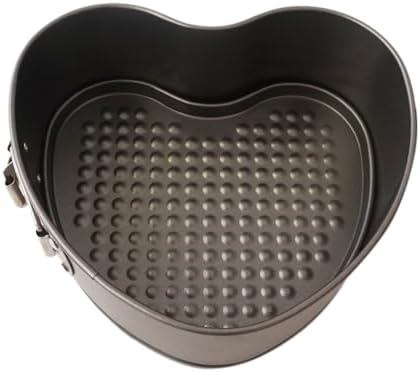 7 Inch Heart Cake Mold Springform Pan, Nonstick Carbon Steel