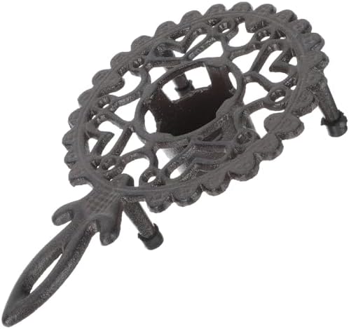Retro Cast Iron Teapot Warmer with Hollow Design for Tea Service