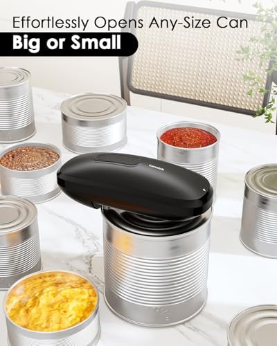 Canslab Core Electric Can Opener_One Touch Auto Stop, 4 AA Battery