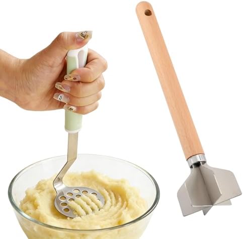 Stainless Steel Meat Chopper with Potato Masher, Kitchen Gadgets