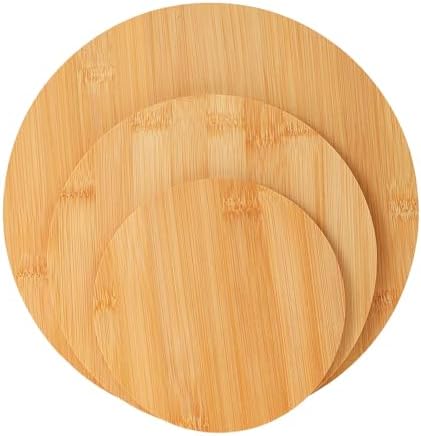Eco-Friendly Bamboo Fiber Meal Prep Bowl Set with Lids (3 Pack)