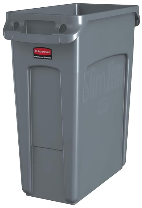 Rubbermaid Commercial Products SLIM JIM Plastic Rectangular Trash/Garbage by RubbermaidCommercialProducts