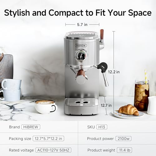 HIBREW H13 Dual Thermoblock Espresso Machine
