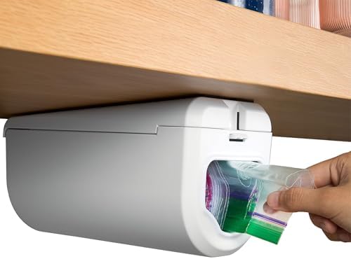 ELYPRO Under Cabinet Sandwich Bag Holder & Dispenser