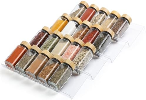 Spice Drawer Organizer, 4 Tier, Acrylic, Small