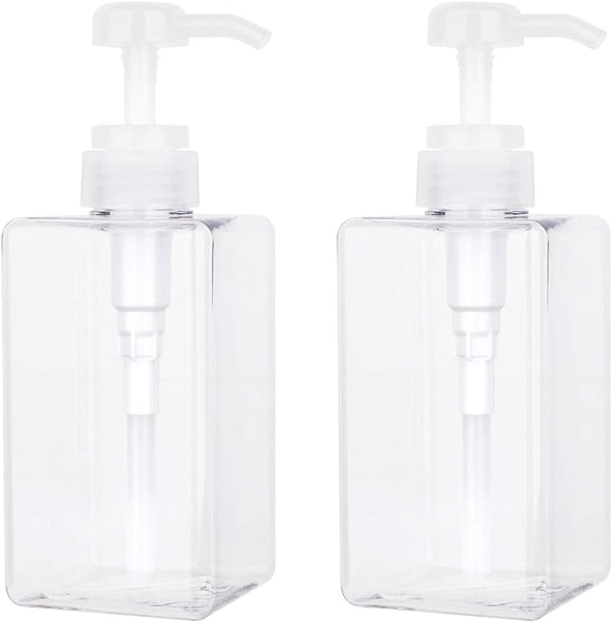 Pump Bottle, Refillable Plastic Empty Lotion Soap Dispenser Liquid Container by JiatuA